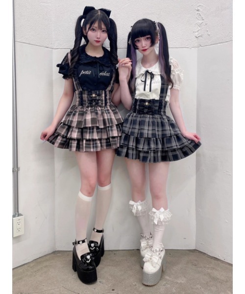 Ank Rouge（アンクルージュ）の「ハートのブラウス（Tシャツ/カットソー・レディース・ホワイト/ブラック・M）」の8枚目の写真