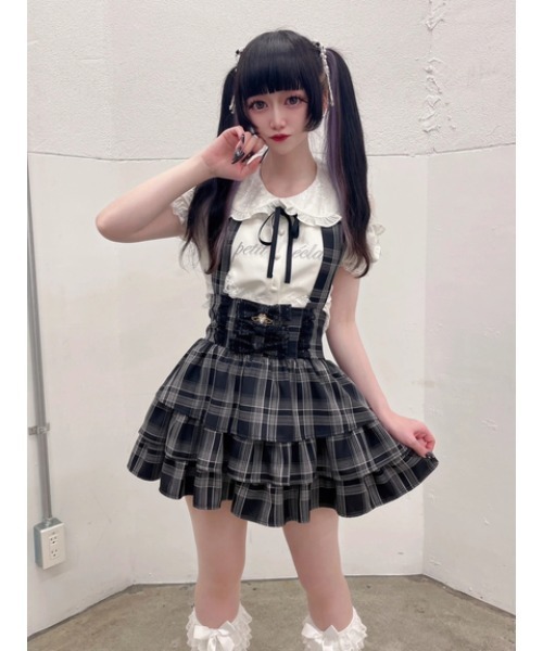 Ank Rouge（アンクルージュ）の「ハートのブラウス（Tシャツ/カットソー・レディース・ホワイト/ブラック・M）」の15枚目の写真