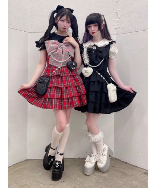 Ank Rouge（アンクルージュ）の「ハートのブラウス（Tシャツ/カットソー・レディース・ホワイト/ブラック・M）」の17枚目の写真