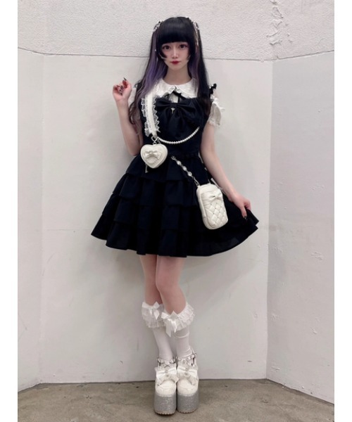 Ank Rouge（アンクルージュ）の「ハートのブラウス（Tシャツ/カットソー・レディース・ホワイト/ブラック・M）」の22枚目の写真