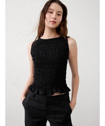 BANANA REPUBLIC FACTORY STORE ボートネック スモックトップ