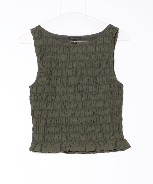 BANANA REPUBLIC FACTORY STORE(バナナリパブリック ファクトリーストア)の「BANANA REPUBLIC FACTORY STORE ボートネック スモックトップ(シャツ/ブラウス・レディース・ブラック/カーキ・M/L/S/XS)」の5枚目の写真