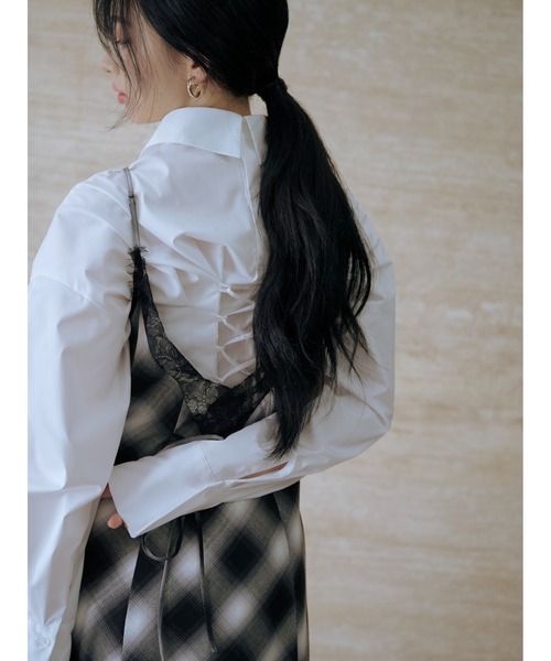 レーストリムスリップワンピース（ワンピース）｜FRAY I.D