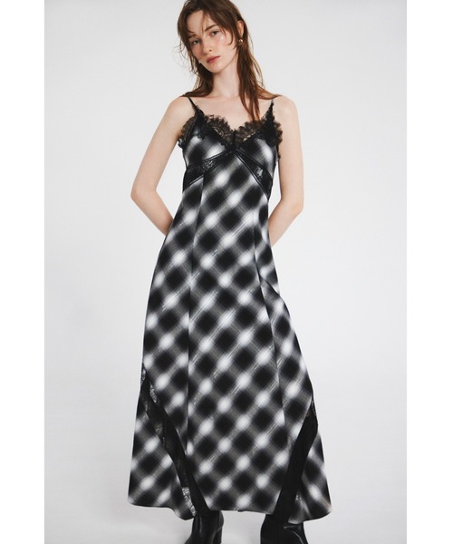 FRAYI.D レーストリムスリップワンピース レーストリムスリップワンピース（ワンピース）｜FRAY I.D