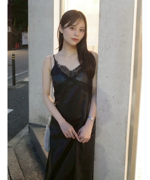 レーストリムスリップワンピース（ワンピース）｜FRAY I.D