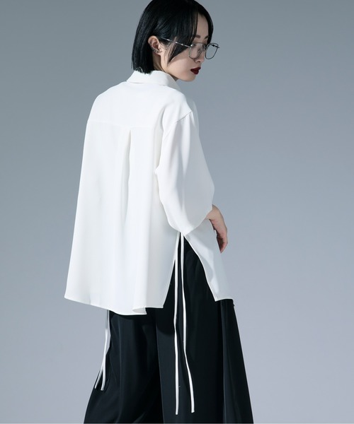 彼岸花刺繍シャツ（シャツ/ブラウス）｜Ellno Loset（エルノロゼット