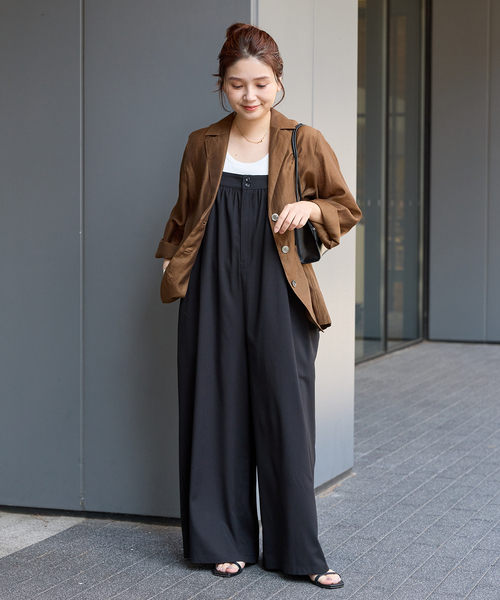 JOURNAL STANDARD(ジャーナルスタンダード)の「《追加2》ライトラフクロスジャケット(テーラードジャケット・レディース・ブラック/ブラウン・FREE)」の4枚目の写真