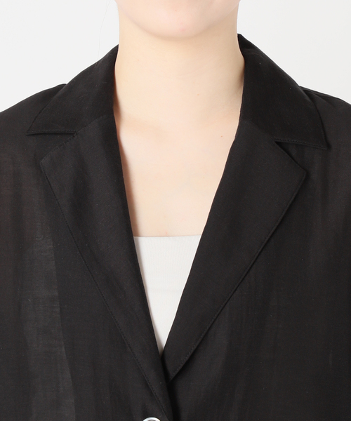 JOURNAL STANDARD(ジャーナルスタンダード)の「《追加2》ライトラフクロスジャケット(テーラードジャケット・レディース・ブラック/ブラウン・FREE)」の19枚目の写真