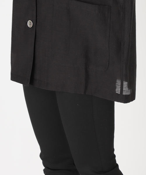 JOURNAL STANDARD(ジャーナルスタンダード)の「《追加2》ライトラフクロスジャケット(テーラードジャケット・レディース・ブラック/ブラウン・FREE)」の22枚目の写真