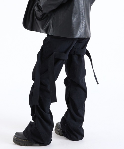 FTW（エフティダブリュー）の「SHIRRING TIE PANTS（その他パンツ・レディース・カーキ/ブラック/チャコールグレー・MEDIUM/SMALL）」の2枚目の写真