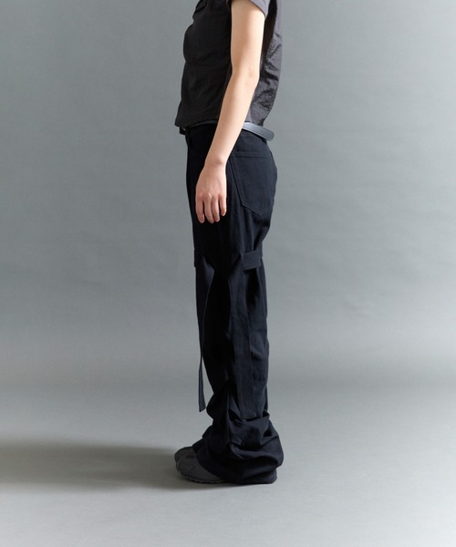 FTW（エフティダブリュー）の「SHIRRING TIE PANTS（その他パンツ・レディース・カーキ/ブラック/チャコールグレー・MEDIUM/SMALL）」の19枚目の写真