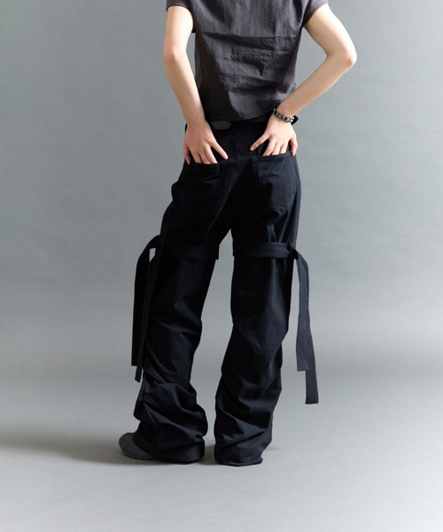 FTW（エフティダブリュー）の「SHIRRING TIE PANTS（その他パンツ・レディース・カーキ/ブラック/チャコールグレー・MEDIUM/SMALL）」の16枚目の写真