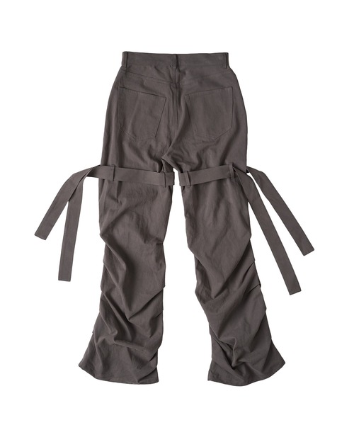FTW（エフティダブリュー）の「SHIRRING TIE PANTS（その他パンツ・レディース・カーキ/ブラック/チャコールグレー・MEDIUM/SMALL）」の15枚目の写真