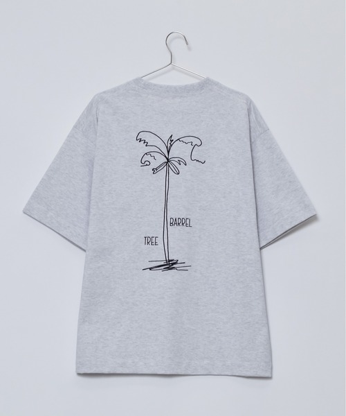 Sunny Smith(サニースミス)の「【SUNNY SMITH】ウルトラヘビーオンスヤシの木柄両面刺Tシャツ(Tシャツ/カットソー・メンズ・オフホワイト/チャコール/アッシュグレー・SMALL/MEDIUM/LARGE)」の9枚目の写真