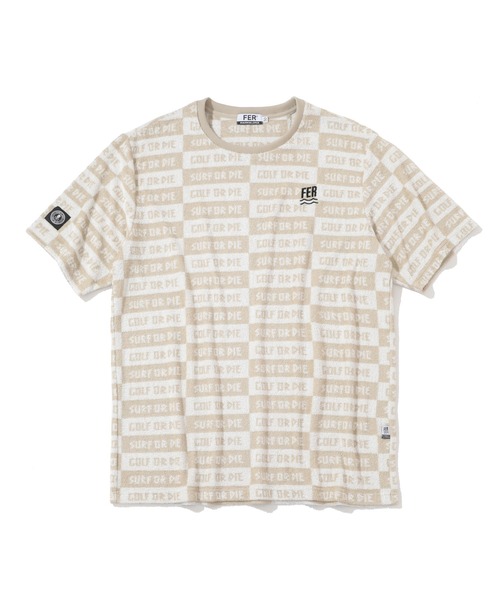 MARK & LONA(マークアンドロナ)の「Golf or Surf Pile Tee(Tシャツ/カットソー・メンズ・ホワイト/グリーン・46/48)」の2枚目の写真