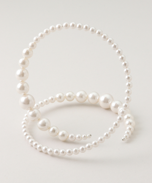 IENA（イエナ）の「Pearl International CO/11SERPENTCHUTE ネックレス（ネックレス・レディース・ホワイト・FREE）」の2枚目の写真