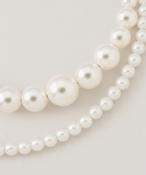 IENA（イエナ）の「Pearl International CO/11SERPENTCHUTE ネックレス（ネックレス・レディース・ホワイト・FREE）」の3枚目の写真