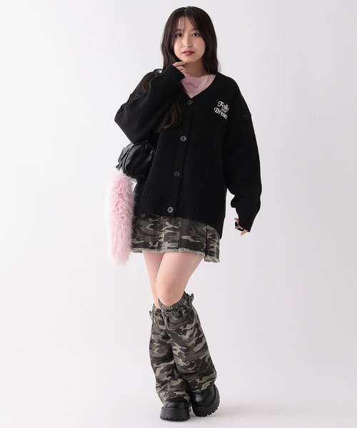 repipi armario（レピピ アルマリオ）の「アソートルーズカーディガン（カーディガン/ボレロ・キッズ・ホワイト系/ブラック系2/ブラック系1/ブルー系/グレー系・SMALL/LARGE/MEDIUM）」の10枚目の写真