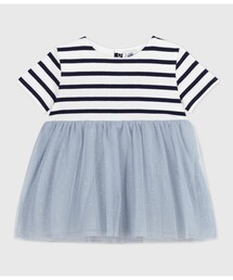 PETIT BATEAU（プチバトー）の「半袖ワンピース（ワンピース・キッズ）」