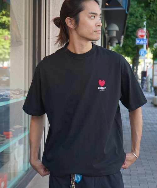 BENCH AT THE GREENE（ベンチアットザグリーン）の「BENCH AT THE GREENE  EMBRO TEE（Tシャツ/カットソー・メンズ・ブラック/ネイビー/ホワイト・X-LARGE/LARGE）」の3枚目の写真