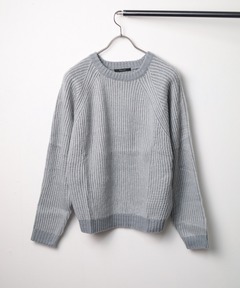 MELANGE AZE LOOSE KNIT（ニット/セーター）｜WYM LIDNM（ウィム バイ