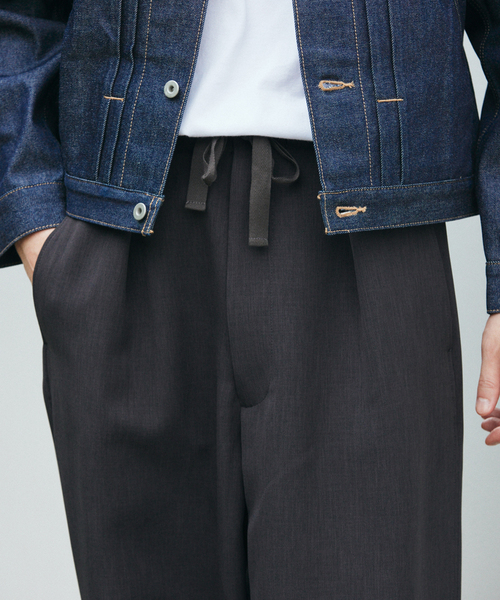 JOURNAL STANDARD(ジャーナルスタンダード)の「ダブル クロス オーバー パンツ(スラックス・メンズ・ブラック/ライトグレー/ブラウン/スミクロ・SMALL/MEDIUM/LARGE)」の15枚目の写真