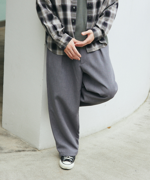 JOURNAL STANDARD(ジャーナルスタンダード)の「ダブル クロス オーバー パンツ(スラックス・メンズ・ブラック/ライトグレー/ブラウン/スミクロ・SMALL/MEDIUM/LARGE)」の21枚目の写真