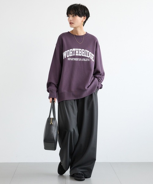 BARNYARDSTORM（バンヤードストーム）の「BARNYARDSTORM / マニッシュワイドパンツ / セットアップ対応【ハンドウォッシャブル】【「BABALOG」チャンネルご紹介アイテム】（スラックス・レディース・チャコール/ブラック・S/M）」の19枚目の写真