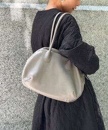 BEARDSLEY | 《本革》ラウンドミディボストン(ボストンバッグ)