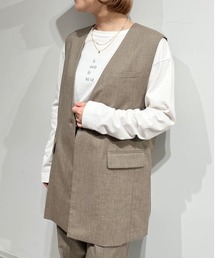 human woman｜ヒューマンウーマンのノーカラージャケット通販 - ZOZOTOWN