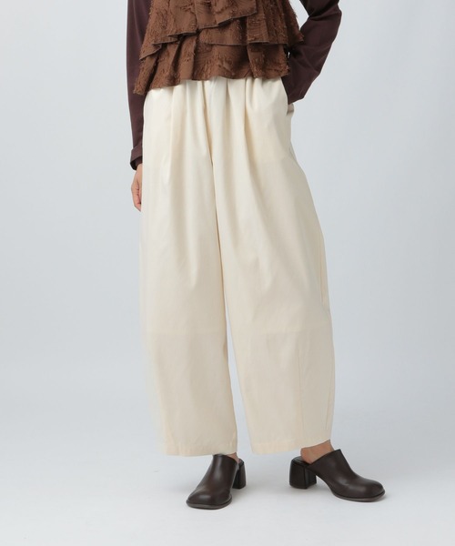 LEPSIM(レプシィム)の「スラックスコクーンパンツ 578201(その他パンツ・レディース・ブラウン/アイボリー/グレー系その他/チャコールグレー・FREE/TALL)」の12枚目の写真