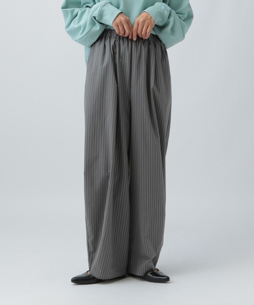 LEPSIM(レプシィム)の「スラックスコクーンパンツ 578201(その他パンツ・レディース・ブラウン/アイボリー/グレー系その他/チャコールグレー・FREE/TALL)」の8枚目の写真