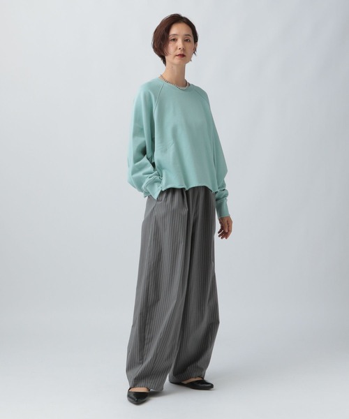 LEPSIM(レプシィム)の「スラックスコクーンパンツ 578201(その他パンツ・レディース・ブラウン/アイボリー/グレー系その他/チャコールグレー・FREE/TALL)」の5枚目の写真