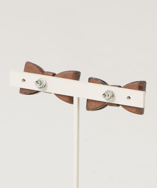 Shelly island（シェリーアイランド）の「レオパードリボンピアス（ピアス（両耳用）・レディース・その他・FREE）」の5枚目の写真