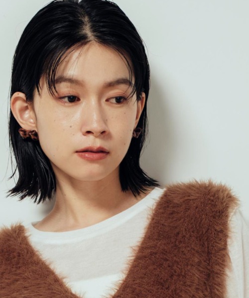 Shelly island（シェリーアイランド）の「レオパードリボンピアス（ピアス（両耳用）・レディース・その他・FREE）」の4枚目の写真