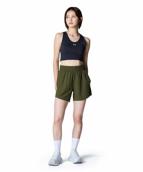 UNDER ARMOUR（アンダーアーマー）の「UAバニッシュ 5インチ ショーツ（トレーニング/レディース）（その他パンツ・レディース・グリーン系・L/XL/M/S）」の3枚目の写真