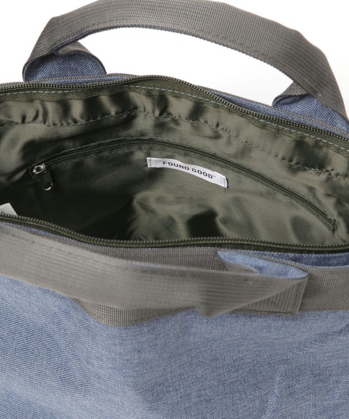 FOUND GOOD(ファウンドグッド)の「ポリキャンバスミニトート(トートバッグ・レディース・ブラック/グレー系5/ブルー系5・FREE)」の7枚目の写真