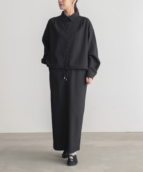 for/c（フォーシー）の「[新色追加]ストレッチドロストショートシャツ