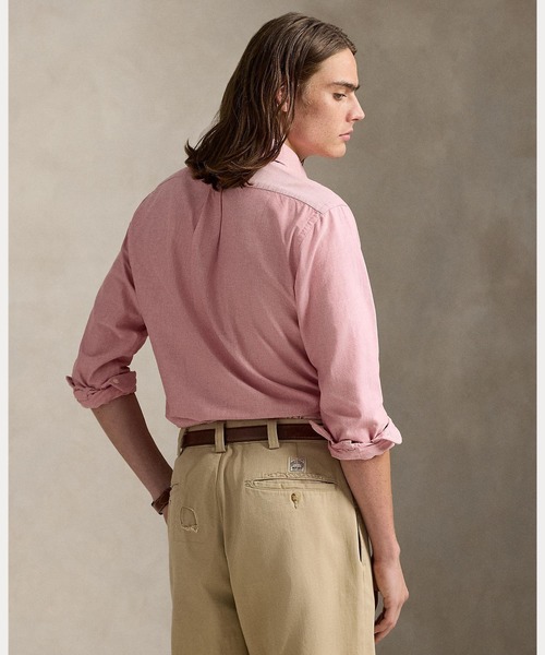POLO RALPH LAUREN(ポロ ラルフ ローレン)の「クラシック フィット オックスフォード シャツ(シャツ/ブラウス・メンズ・レッド・S/M/L/XL/XS/XXL)」の4枚目の写真