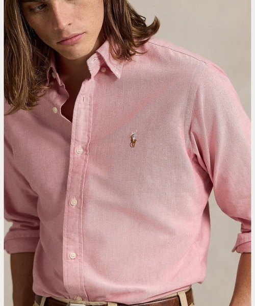 POLO RALPH LAUREN(ポロ ラルフ ローレン)の「クラシック フィット オックスフォード シャツ(シャツ/ブラウス・メンズ・レッド・S/M/L/XL/XS/XXL)」の5枚目の写真