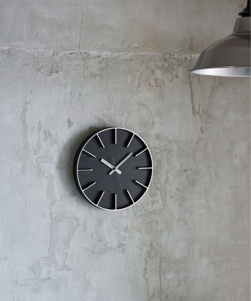 Lemnos 掛け時計 edge clock Lemnos / edge clock｜アルミ一体成型の美しさが際立つ掛け時計