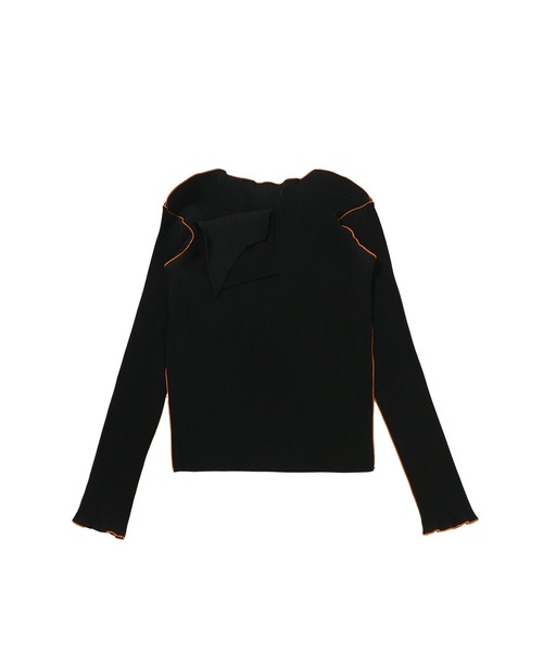 kotohayokozawa ブラック 長袖 トップス kotohayokozawa TD WAVE LONG SLEEVE TOP TDX5A-TDL01（その他