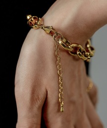 ORLEAN（オルレアン）の「金属アレルギー対応 ロールチェーンブレスレット サージカルステンレス（ブレスレット）」