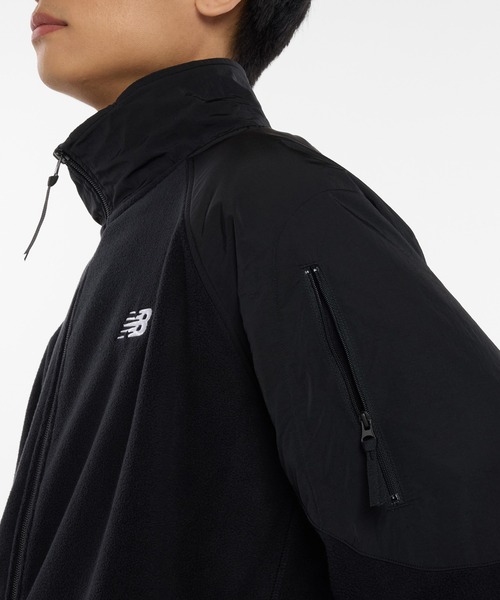 NB GREY フルジップフリースジャケット（ブルゾン）｜New