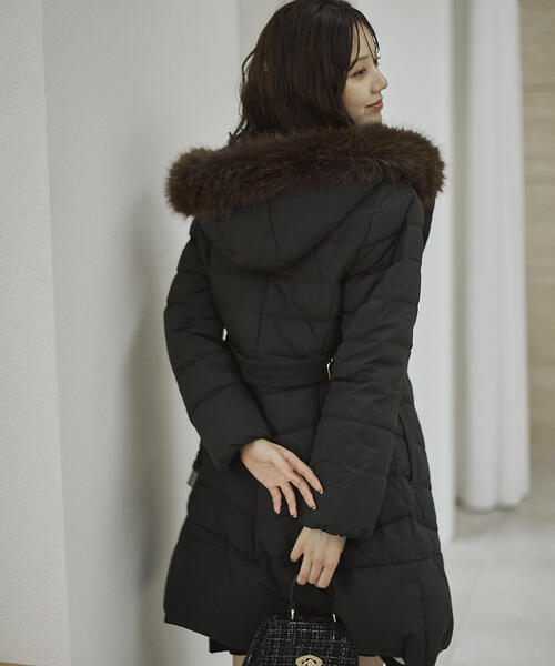 最終値下げ　PROPORTION BODY DRESSING ダウンコート XS ベルト付ダウン / 1215252101（ダウンジャケット/コート）｜PROPORTION