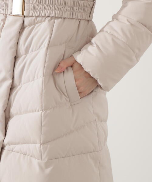 PROPORTION BODY DRESSING（プロポーションボディドレッシング）の「ベルト付ダウン / 1215252101（ダウンジャケット/コート・レディース・ホワイト系その他/ブラック/ベージュ・SMALL/MEDIUM/P/S）」の5枚目の写真