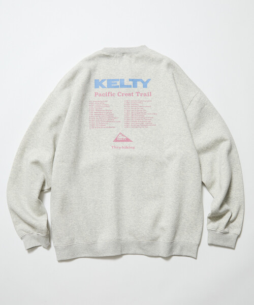 FREAK'S STORE(フリークスストア)の「限定展開 KELTY×FREAK'S STORE/ケルティ 別注 ツアーロゴ バックプリント クルーネックスウェット(スウェット・メンズ・アッシュグレー/ブラック/オリーブ/スミクロ/グレイッシュベージュ・LARGE/MEDIUM/SMALL)」の13枚目の写真