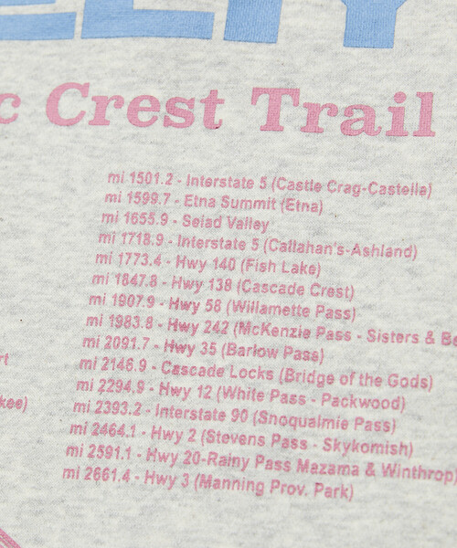 FREAK'S STORE(フリークスストア)の「限定展開 KELTY×FREAK'S STORE/ケルティ 別注 ツアーロゴ バックプリント クルーネックスウェット(スウェット・メンズ・アッシュグレー/ブラック/オリーブ/スミクロ/グレイッシュベージュ・LARGE/MEDIUM/SMALL)」の17枚目の写真