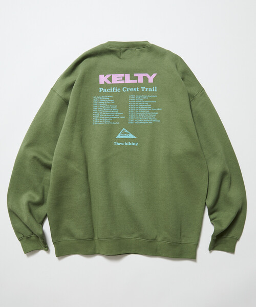 FREAK'S STORE(フリークスストア)の「限定展開 KELTY×FREAK'S STORE/ケルティ 別注 ツアーロゴ バックプリント クルーネックスウェット(スウェット・メンズ・アッシュグレー/ブラック/オリーブ/スミクロ/グレイッシュベージュ・LARGE/MEDIUM/SMALL)」の22枚目の写真