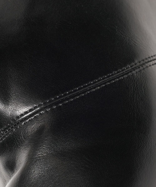 BAYFLOW（ベイフロー）の「[インヒールでスタイルアップ]ワイドシャフトロングブーツ（ブーツ・レディース・ブラック・LARGE/MEDIUM）」の10枚目の写真